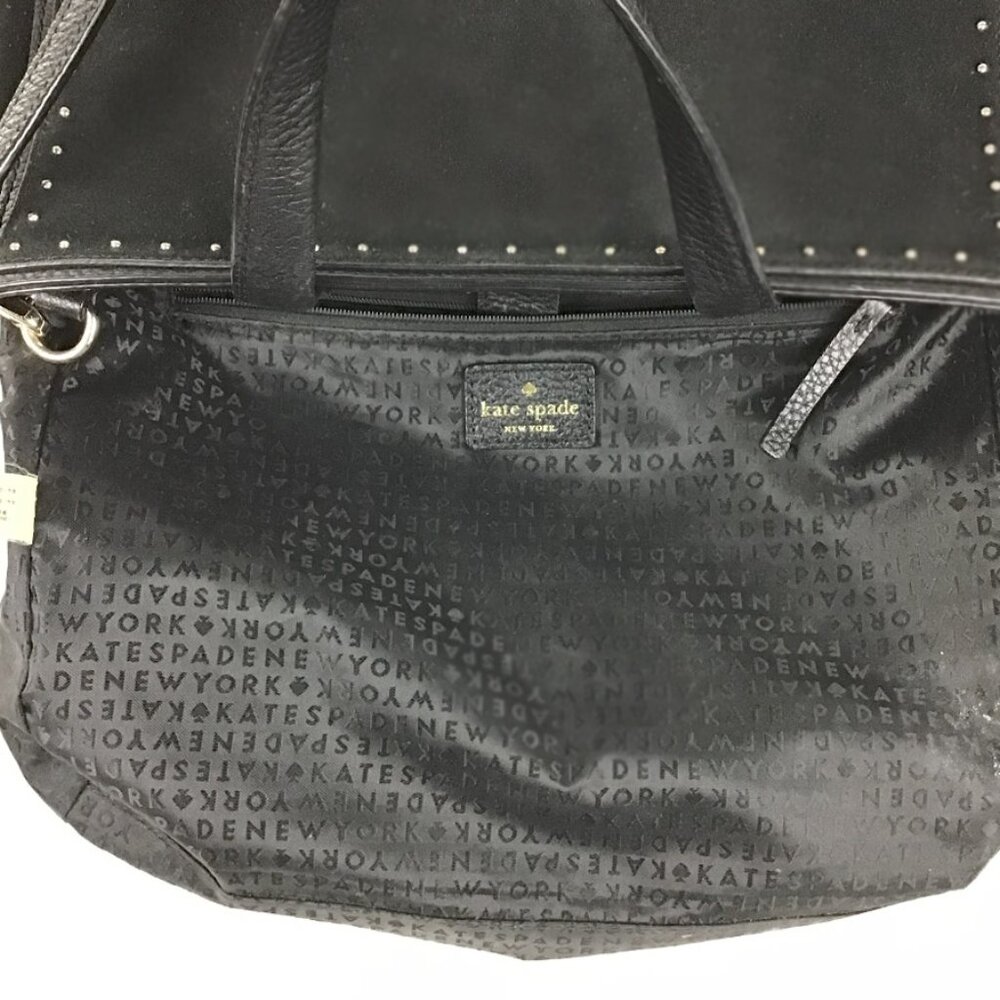 Kate Spade Abby West Street Black Leather Satchel Bag - Picture 7 of 13